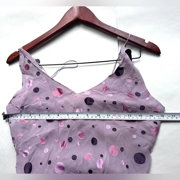 PRÉCIS PETITE Silk blend LILAC STRAP FRILL
FRONT BIAS CUT LONG DRESS
SIZE 6 - Picture 5 of 8